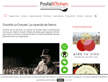Tablet Screenshot of postalkitchen.com